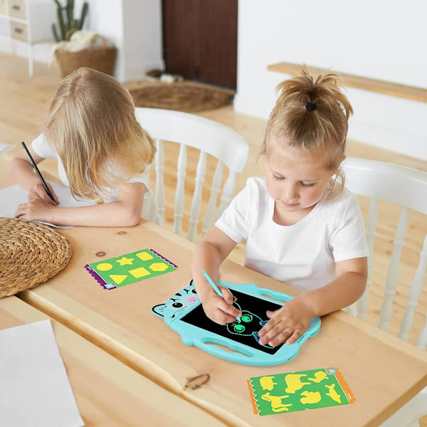 Farverig LCD Skrivetablet Grafiktablet 9 Tommer Tegnetablet