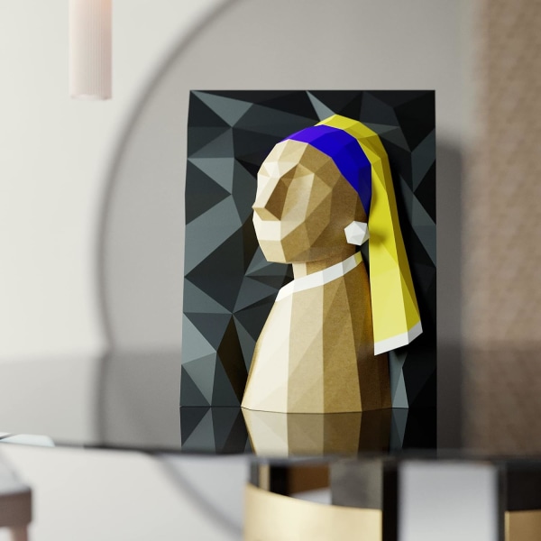 1 piece(s), The Girl with a Pearl Earring Papercraft kit, Home