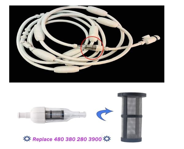 Inlinefilter Kompatibla med Polaris 48222 48 - 080 480 380