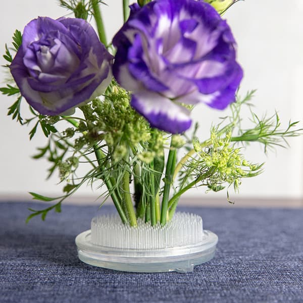 Klar plast Sword Mountain blomsteroppsats fast