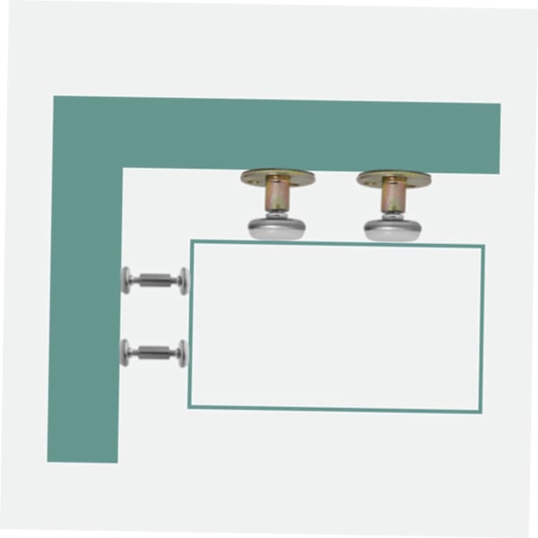 4 stk. (Sølv) Anti-kollision Stabilisator Sengeside Fixer