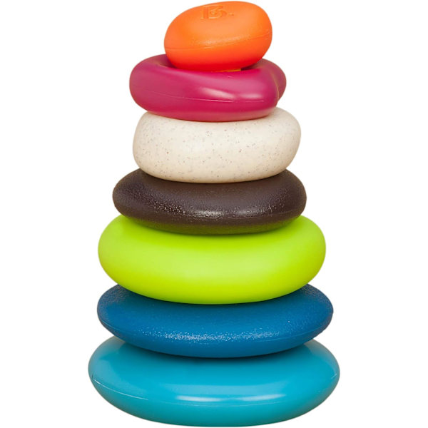 Stablebare ringe – Teksturerede ringstable til babyer – Babyspil 100%