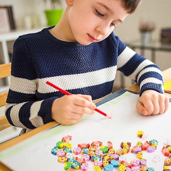 100 mini-pyyhkijän setti (Eläimet) söpöllä designilla ja klassisella tyylillä
