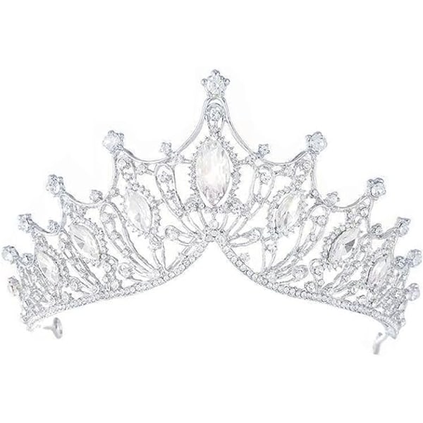Diamond Crown Headwear (silver), Princess Bride Crystal Diamond,