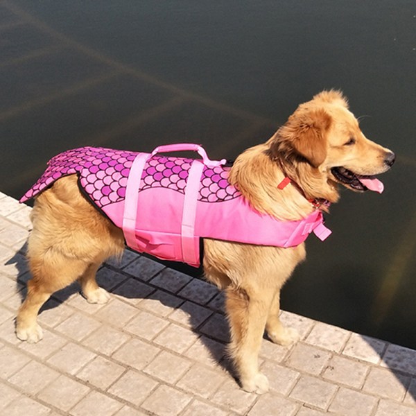 Hundflytväst, Sjöjungfru-Stil, Passar Små och Mellanstora Hundar