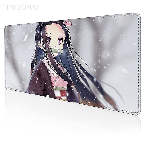 Anime Demon Slayer Kimetsu No Yaiba Kamado Nezuko Musemåtte Gamer Xl Hd Ny Custom Musemåtte Xxl Skrivebordsunderlag Tæppe Kontor 1 700*300*2mm