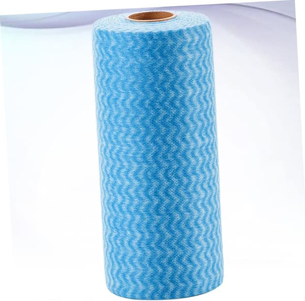 1 Rulle (Blå) Mikrofiber Rengöringsduk Mikrofiber Disktrasor