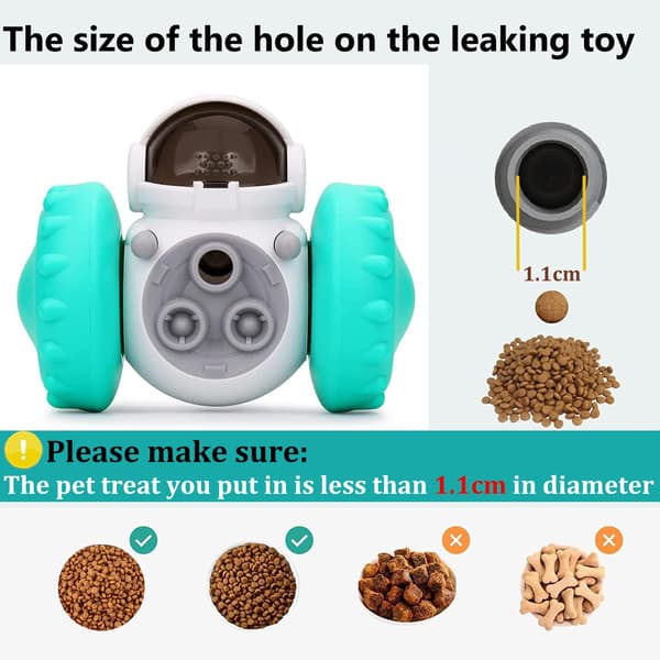 1 kæledyrs snack dispenser legetøj