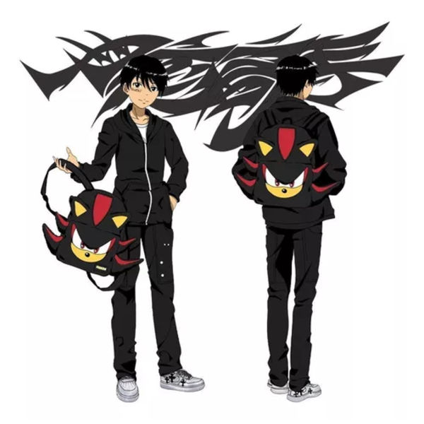 Sonic Shadow The Hedgehog 2D Ryggsäck Svart