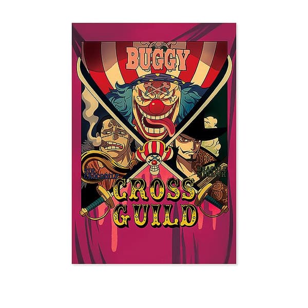 42 X 28,5 cm OnePiece HD Målning Affisch Set Konstpapper