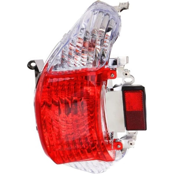 Motorcykel Baglygte, Bagbremselys Baglygte Blinklys Reflektor Passer til 50cc Motorcykel Gy6 Scootere Knallert