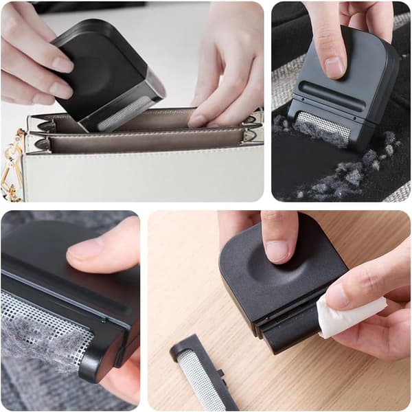 2-delt bærbar hårfjerner, manuel tøj-fnugskraber,