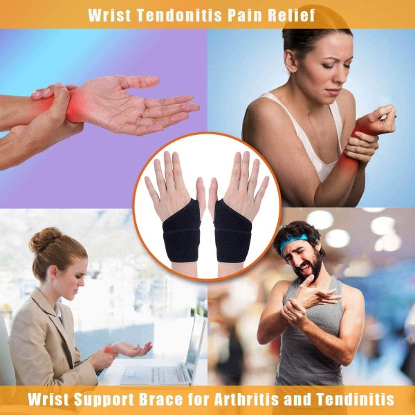 2 Wrist Wraps Armband Handledsstöd Sport Wrist Wraps Handled