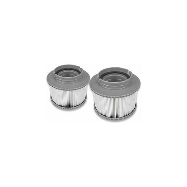 2 stk. filter, filterpatroner til swimmingpool, filterpatroner til badekar, spa, swimmingpool (2 stk.)