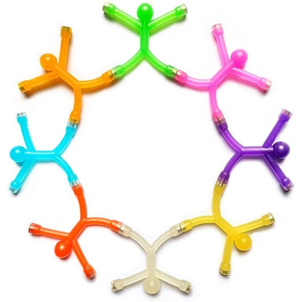 (Slumpmässig färg) (11) Kylskåpsmagneter, Mini Man Magnetiska Kylskåpsmagneter