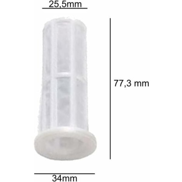 Gasspisknapp - Set med 4 metallkontrollknappar 6 mm för ugn och spis