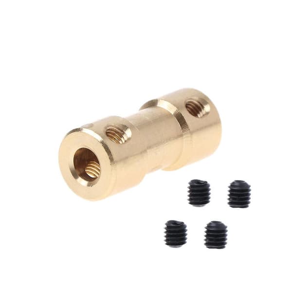 2-5mm Motor Kobber Aksel Kobling Koblingsadapter Muffe Adapter Us（4-5