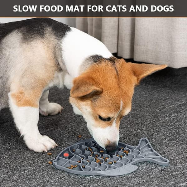 Langsom Foder Skål, Anti Glutton Kat Skål, 1 Styk Anti Glutton B