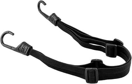 2 sorte stropper 60cm med kroge, elastiske stropper motorcykelstropper
