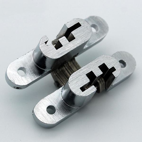 3 kpl piilotettuja ristimuotoisia näkymättömiä saranoita puukalusteisiin (43,7 mm)