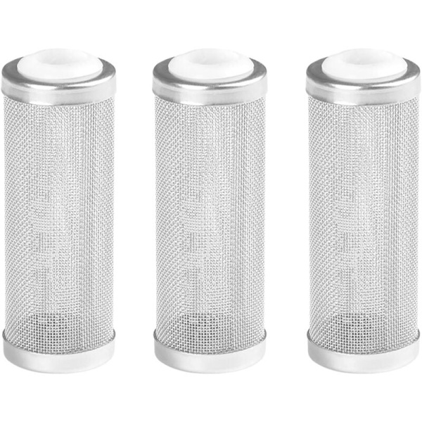 3 stk. 17mm filterbeskyttelsesnet i rustfrit stål til akvariefilter