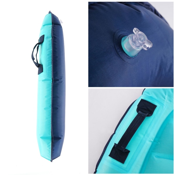 Uppblåsbar surfbräda för utomhus, bärbar magbräda för vuxna och barn