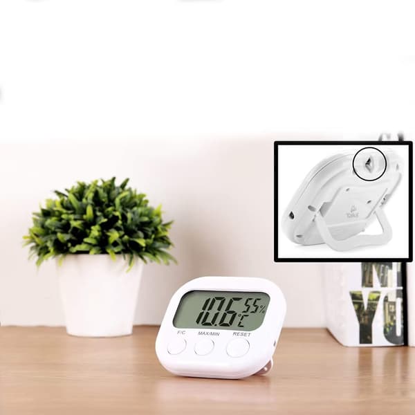 2 stk Innendørs Termometer Hygrometer - Høy Nøyaktighet - Digital