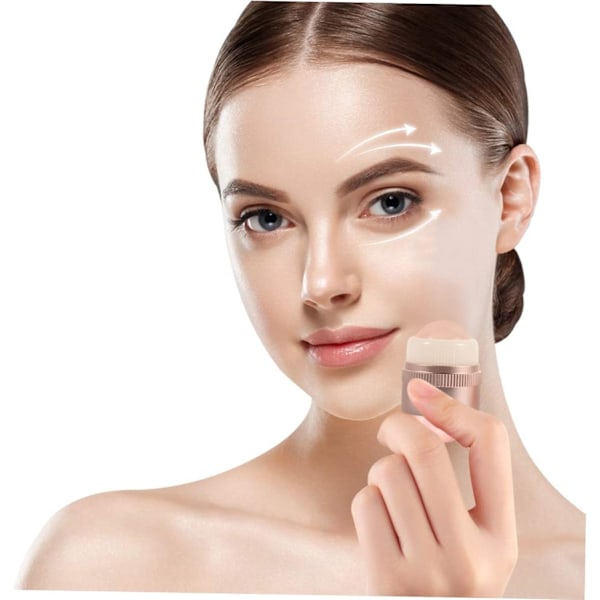 1 Sett Vulkanisk Stein Kule Hudstrammende Jade Massasje Makeup Øye Rulle Fjerner Mørke Runder Rulle