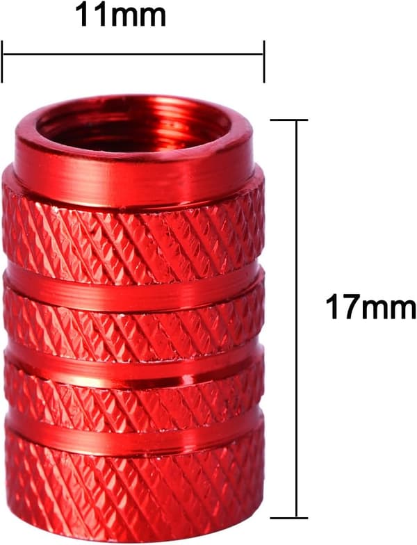 Aluminium Ventilhattar Bil Dammhattar Däck Hjul Stam Ventil Damm