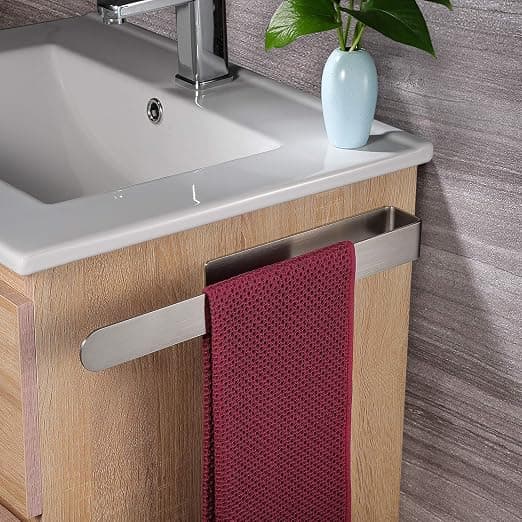 37 cm baderom håndkleholder uten hull i rustfritt stål