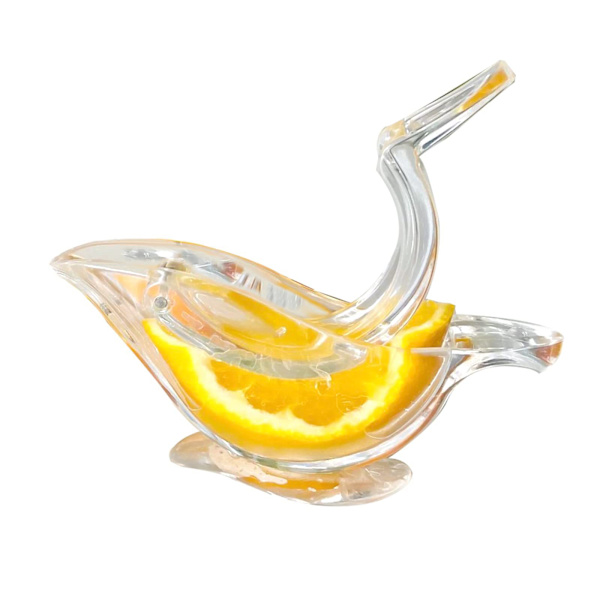 Bärbar Citronpress Transparent Birdie Manuell Citron