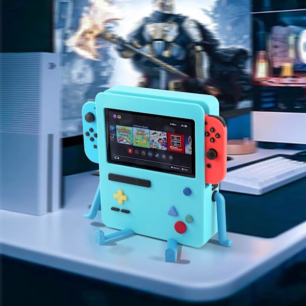 Laderstativ for Nintendo Switch OLED-tilbehør Bærbar Dokk Kompatibel Søt Holder Spillstativ Videospillrom