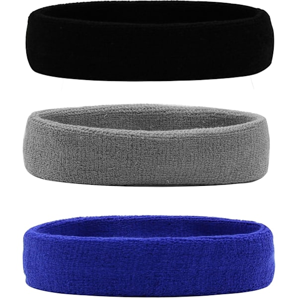 Unisex Sportpannband/Svettbands Bomullsfrotté för Löpning, Cykling