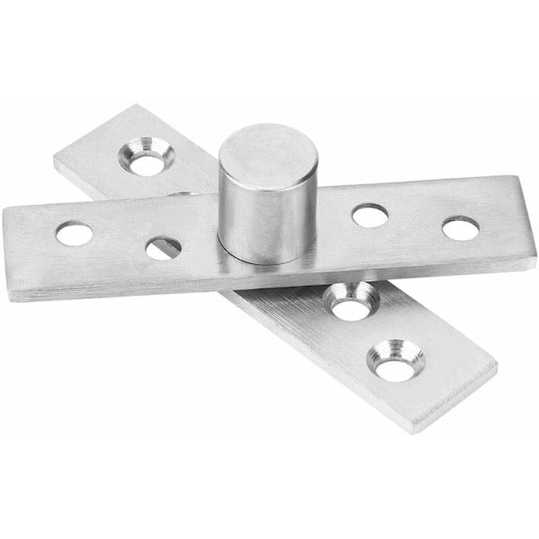 (Neutral Shaft) 2-pak 360 graders roterende dørhængsler, rustfrit stål