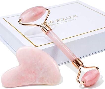 Roség-Gua Sha & Jade Roller, Ansiktsrulle, Ansiktsrulle Hud