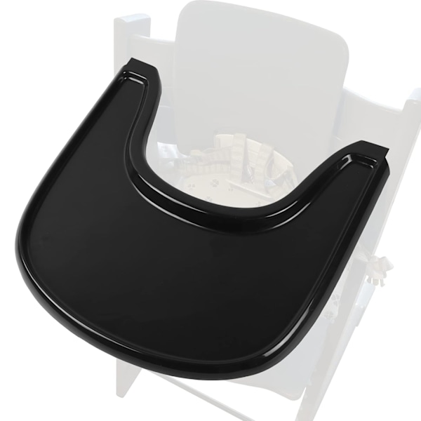 Baby Højstol Bakke Kompatibel med Stokke Tripp Trapp Stol Sort