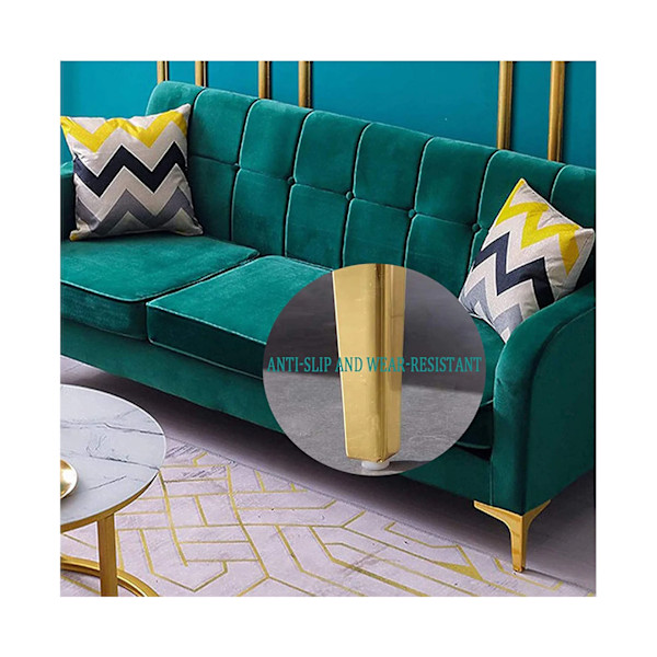 Metalltrekantede sofaben