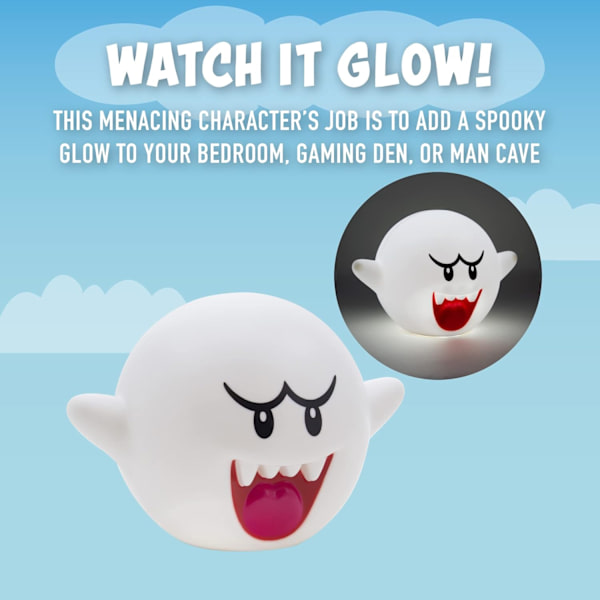 Super Mario Bros 3-D Boo Light - Batteridriven | Officiell Merc