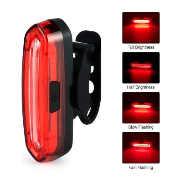 Cykel Baglygte, Cykel Baglygte USB Genopladelig COB LED Baglygte