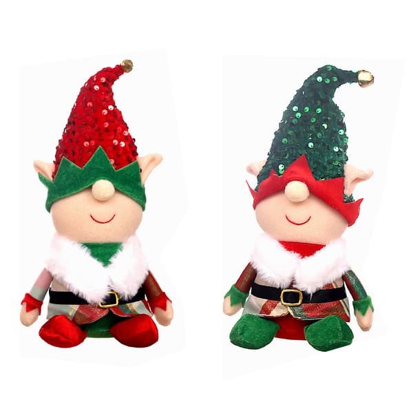 2 Julepynt og dekorationer til mænd og kvinder, elf