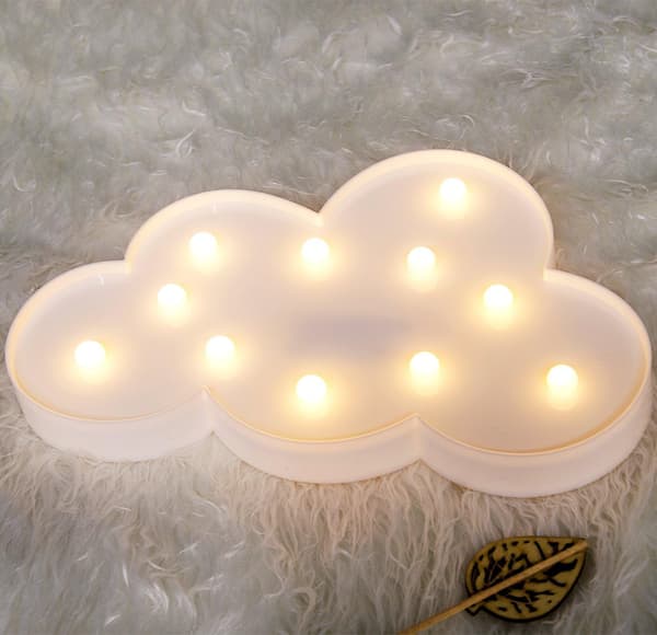 Moln LED Nattlampa Bordslampa