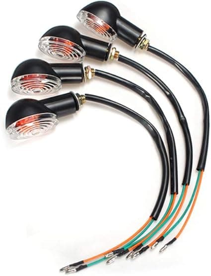 4st Motorcykelblinkers Mini Blinkers 12V