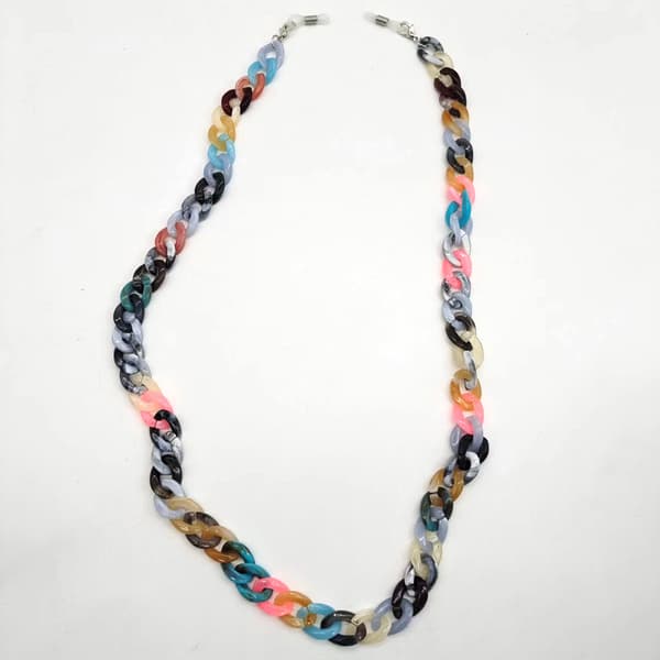 1 st glaskedja remhållare akrylrep solglasögon halsband