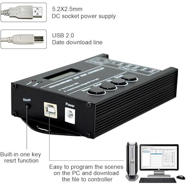 Programmerbar Timerstyrenhet Programmerbar Timer Dimmer