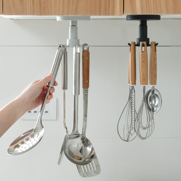 Køkken Drejelig 6-Klø Storage Hook, Husholdning Multifunktionel