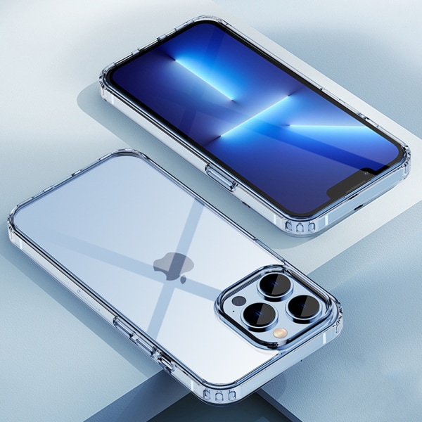 1 paket kompatibelt med iPhone 13 Pro Max transparent case,