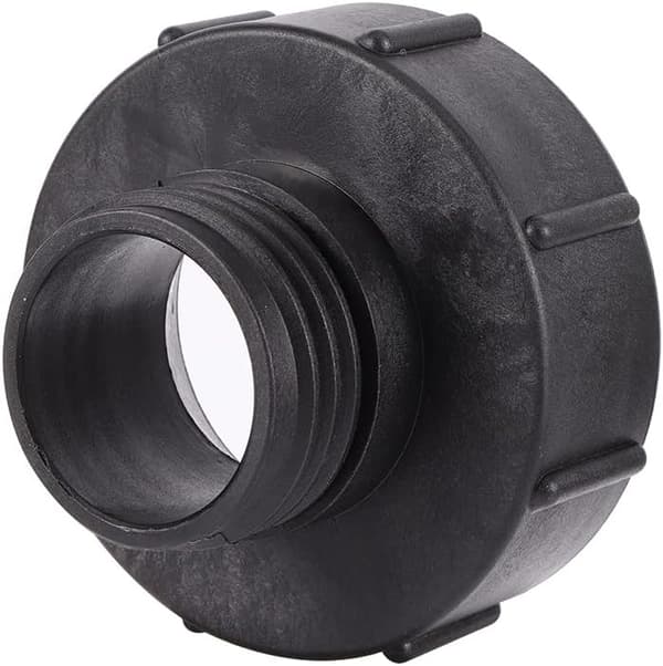 Adapter S100x8 til Reduser S60x6 Grovgjenge med Plugg Tank IBC