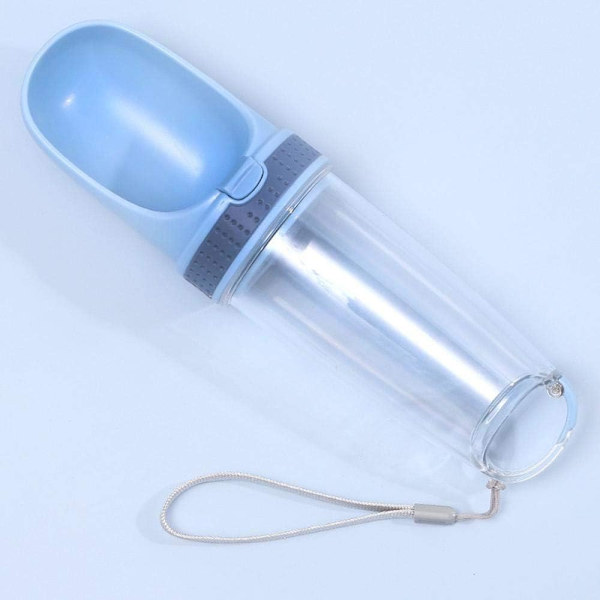 Koiran vesipullo, 350 ml, pullo koirille, vesidispenseri