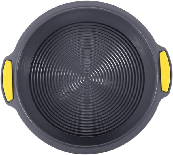 Mörkgrå Rund Kakform i Silikon, Nonstick, 26,4 cm