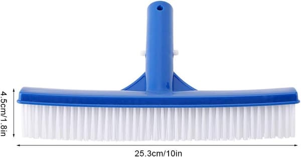 Poolbørster, 10\" Plastikbørstehoved til rengøring af snavs, Pool,